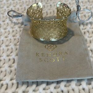 Kendra Scott Gold Cuff Bracelet